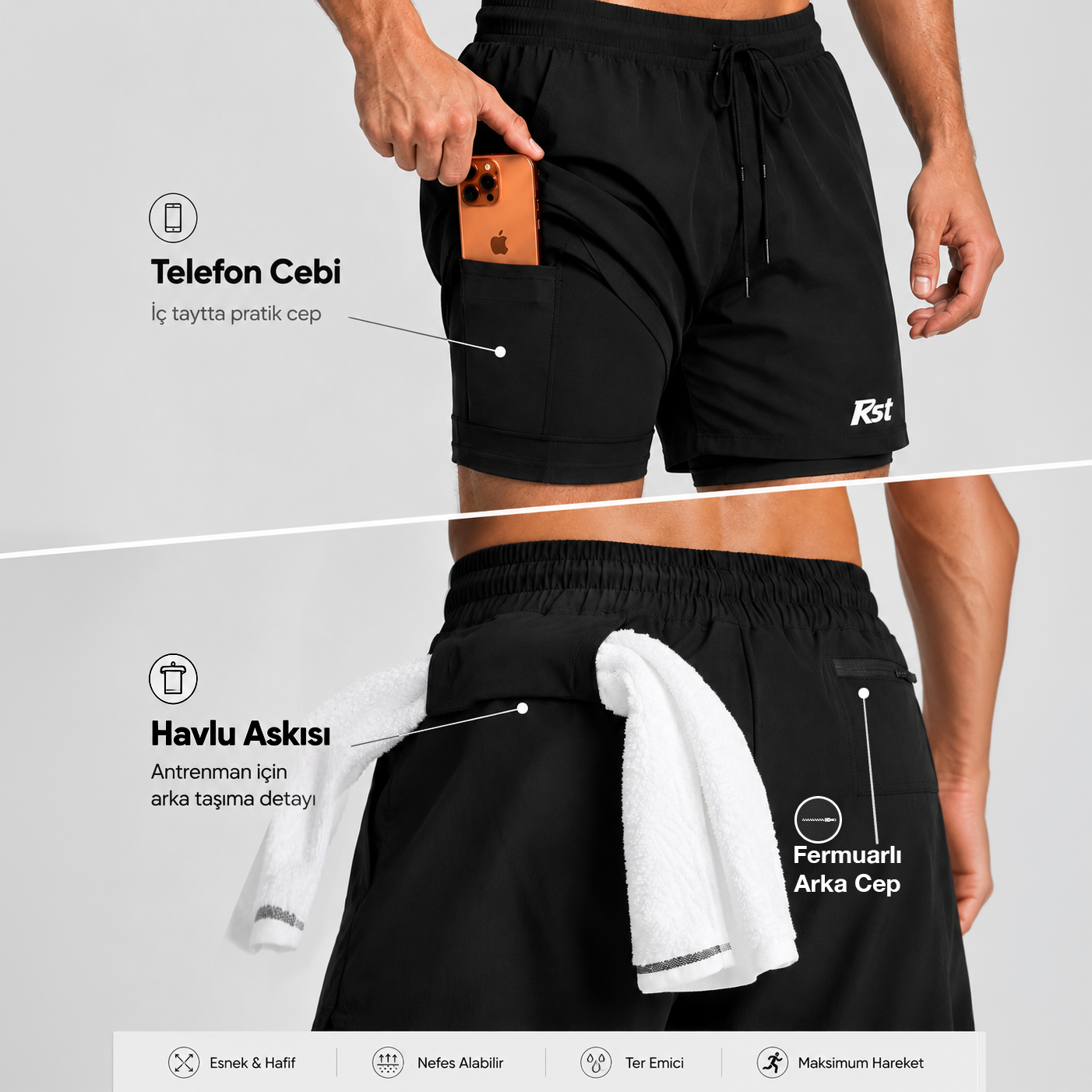 Reset™ Double layered short